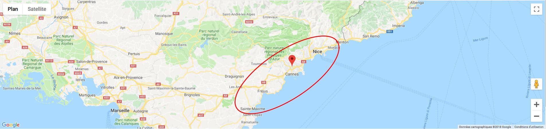 1150 avenue du golf 06250 MOUGINS